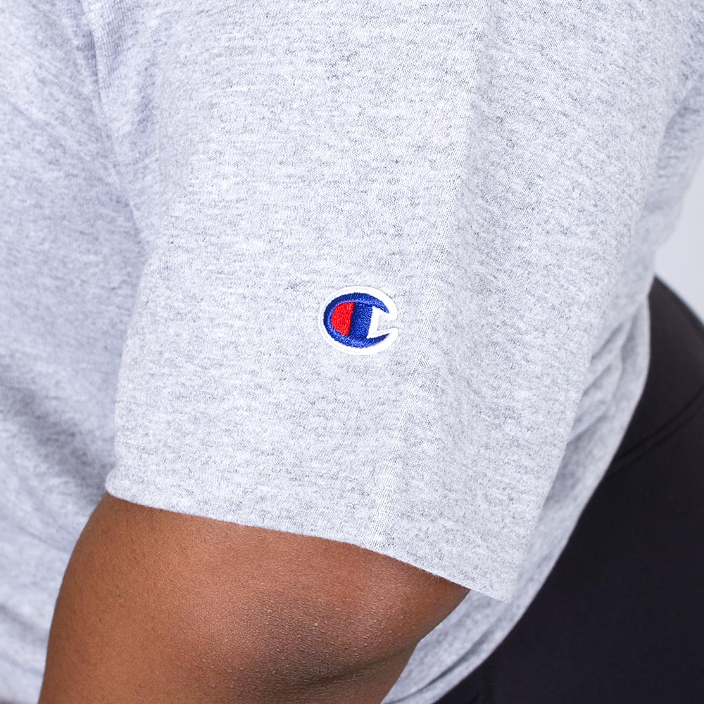 Arched Oregon, Champion, Grey, Crew Neck, Cotton, Men, Heather colored, T-Shirt, 942065